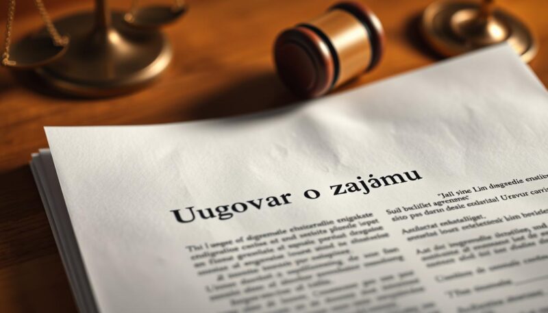 ugovor o zajmu