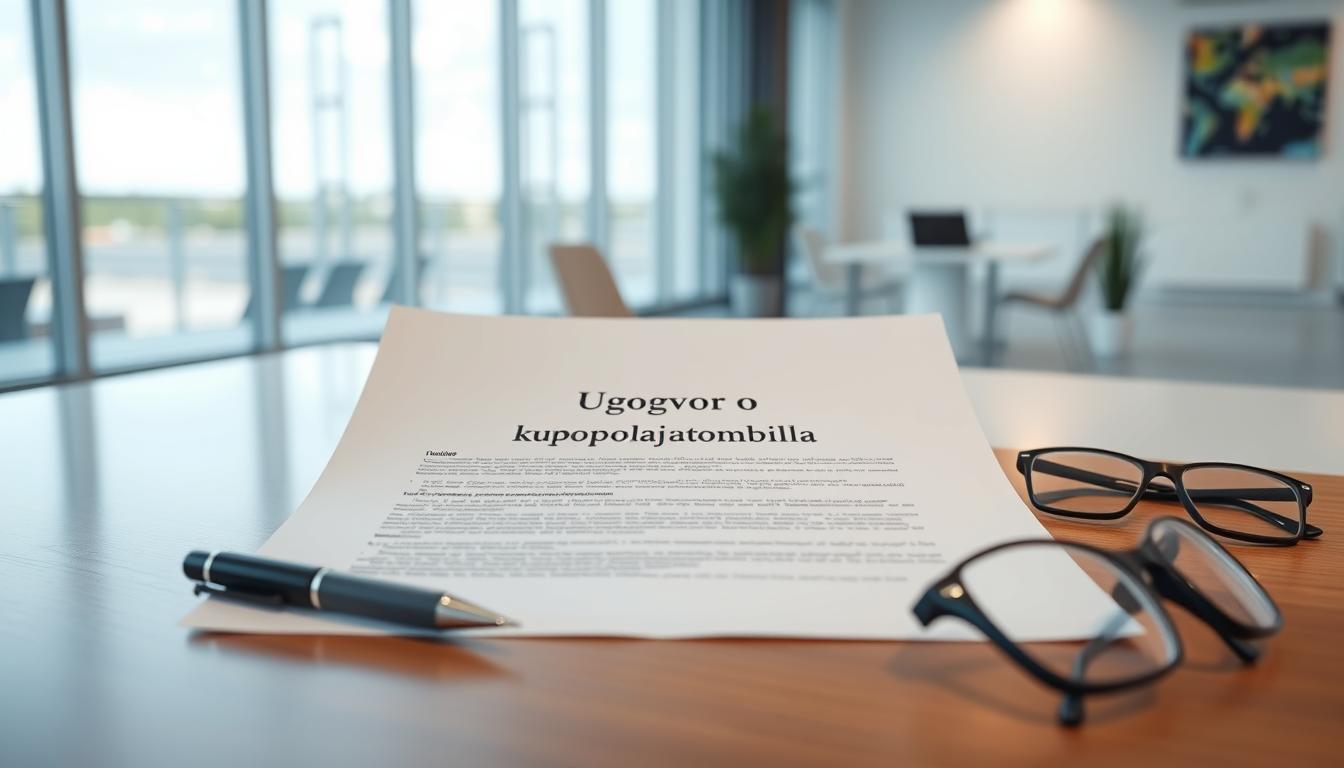 ugovor o kupoprodaji auta